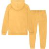 imageDALIX Alien Embroidery Washed Sweatsuit Set Hoodie Jogger Soft Fleece Relaxed Fit Lounge MensMustard