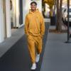 imageDALIX Alien Embroidery Washed Sweatsuit Set Hoodie Jogger Soft Fleece Relaxed Fit Lounge MensMustard