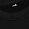 imageDALIX Astronaut Embroidery Relaxed Crewneck Sweatshirt Soft Fleece Fit Lounge MensBlack