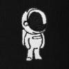 imageDALIX Astronaut Embroidery Relaxed Crewneck Sweatshirt Soft Fleece Fit Lounge MensBlack