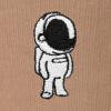 imageDALIX Astronaut Embroidery Relaxed Crewneck Sweatshirt Soft Fleece Fit Lounge MensCamel