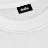 imageDALIX Astronaut Embroidery Relaxed Crewneck Sweatshirt Soft Fleece Fit Lounge MensLunar Gray