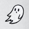 imageDALIX Ghost Embroidery Relaxed Crewneck Sweatshirt Soft Fleece Fit Lounge MensLunar Gray