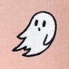 imageDALIX Ghost Embroidery Relaxed Crewneck Sweatshirt Soft Fleece Fit Lounge MensPink