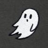 imageDALIX Ghost Embroidery Relaxed Hoodie Soft Fleece Sweatshirt Drawcord Fit Lounge MensCharcoal Htr