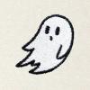 imageDALIX Ghost Embroidery Relaxed Hoodie Soft Fleece Sweatshirt Drawcord Fit Lounge MensSandshell