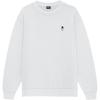 imageDALIX Astronaut Embroidery Relaxed Crewneck Sweatshirt Soft Fleece Fit Lounge MensLunar Gray
