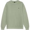 imageDALIX Astronaut Embroidery Relaxed Crewneck Sweatshirt Soft Fleece Fit Lounge MensOil Green