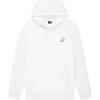 imageDALIX Ghost Embroidery Relaxed Hoodie Soft Fleece Sweatshirt Drawcord Fit Lounge MensWhite