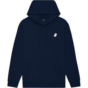 imageDALIX Ghost Embroidery Relaxed Hoodie Soft Fleece Sweatshirt Drawcord Fit Lounge MensNavy Blue