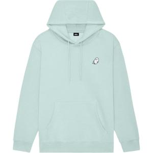 imageDALIX Ghost Embroidery Relaxed Hoodie Soft Fleece Sweatshirt Drawcord Fit Lounge MensSea Foam
