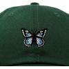 imageDALIX Butterfly Embroidered Cap Cotton Baseball Hat Garden WomensDark Green