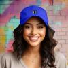 imageDALIX Butterfly Embroidered Cap Cotton Baseball Hat Garden WomensRoyal Blue