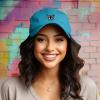 imageDALIX Butterfly Embroidered Cap Cotton Baseball Hat Garden WomensTeal