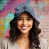 imageDALIX Butterfly Embroidered Cap Cotton Baseball Hat Garden WomensWashed Navy Blue