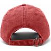 imageDALIX Butterfly Embroidered Cap Cotton Baseball Hat Garden WomensWashed Red