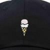 imageDALIX Double Scoop Embroidered Ice Cream Dad Hat Embroidered Cap WomenBlack
