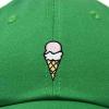 imageDALIX Double Scoop Embroidered Ice Cream Dad Hat Embroidered Cap WomenKelly Green