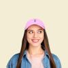 imageDALIX Double Scoop Embroidered Ice Cream Dad Hat Embroidered Cap WomenLight Pink