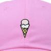 imageDALIX Double Scoop Embroidered Ice Cream Dad Hat Embroidered Cap WomenLight Pink