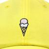imageDALIX Double Scoop Embroidered Ice Cream Dad Hat Embroidered Cap WomenMinion Yellow
