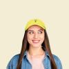 imageDALIX Double Scoop Embroidered Ice Cream Dad Hat Embroidered Cap WomenMinion Yellow