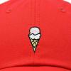 imageDALIX Double Scoop Embroidered Ice Cream Dad Hat Embroidered Cap WomenRed
