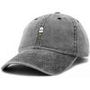 imageDALIX Double Scoop Embroidered Ice Cream Dad Hat Embroidered Cap WomenWashed Black
