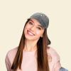 imageDALIX Double Scoop Embroidered Ice Cream Dad Hat Embroidered Cap WomenWashed Black