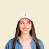 imageDALIX Double Scoop Embroidered Ice Cream Dad Hat Embroidered Cap WomenWhite