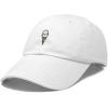 imageDALIX Double Scoop Embroidered Ice Cream Dad Hat Embroidered Cap WomenWhite