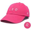 imageDALIX Leo Dad Hat Embroidered Zodiac Astrology Cotton Baseball CapHot Pink