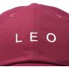 imageDALIX Leo Dad Hat Embroidered Zodiac Astrology Cotton Baseball CapMaroon
