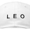 imageDALIX Leo Dad Hat Embroidered Zodiac Astrology Cotton Baseball CapWhite
