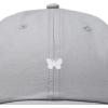 imageDALIX Lil Butterfly Embroidered Cotton Cap Outdoor Dad Hat WomensGray