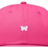 imageDALIX Lil Butterfly Embroidered Cotton Cap Outdoor Dad Hat WomensHot Pink