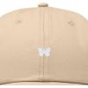 imageDALIX Lil Butterfly Embroidered Cotton Cap Outdoor Dad Hat WomensKhaki