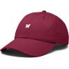 imageDALIX Lil Butterfly Embroidered Cotton Cap Outdoor Dad Hat WomensMaroon