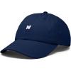 imageDALIX Lil Butterfly Embroidered Cotton Cap Outdoor Dad Hat WomensNavy Blue