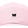 imageDALIX Lil Butterfly Embroidered Cotton Cap Outdoor Dad Hat WomensWashed Pink