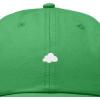 imageDALIX Lil Cloud Embroidered Cotton Cap Outdoor Dad Hat WomensKelly Green