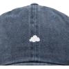 imageDALIX Lil Cloud Embroidered Cotton Cap Outdoor Dad Hat WomensWashed Navy Blue