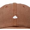 imageDALIX Lil Cloud Embroidered Cotton Cap Outdoor Dad Hat WomensWashed Orange