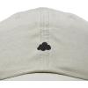 imageDALIX Lil Cloud Embroidered Cotton Cap Outdoor Dad Hat WomensWashed Stone White