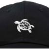 imageDALIX Turtle Hat Nature Womens Baseball CapBlack