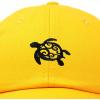 imageDALIX Turtle Hat Nature Womens Baseball CapGold