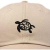 imageDALIX Turtle Hat Nature Womens Baseball CapKhaki