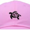 imageDALIX Turtle Hat Nature Womens Baseball CapLight Pink