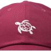 imageDALIX Turtle Hat Nature Womens Baseball CapMaroon