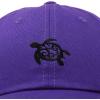 imageDALIX Turtle Hat Nature Womens Baseball CapPurple
